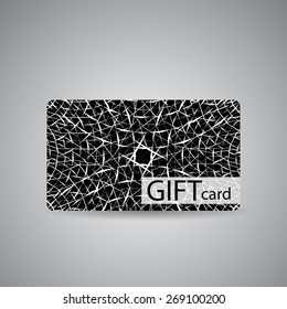 Abstract Beautiful Gift Card Design, Vector Illustration.
