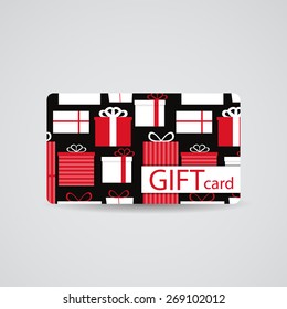 Abstract Beautiful Gift Card Design, Vector Illustration.
