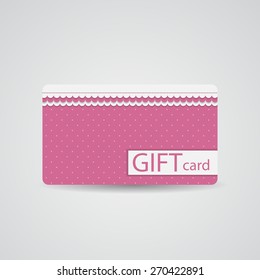 Abstract Beautiful Gift Card Design, Vector Illustration.