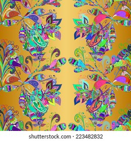 Abstract beautiful gold gradient background, royal, damask ornament, vintage,rich pattern, luxury, artistic vector wallpaper, floral, oldest style fashioned arabesque fabric for decoration and design