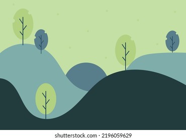 abstract beautiful green nature background