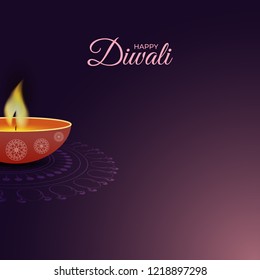Abstract beautiful Happy Diwali background