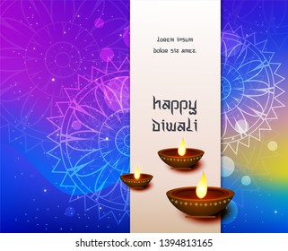 Abstract beautiful Happy Diwali background