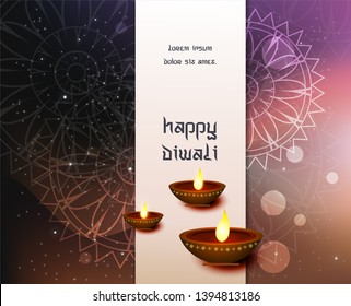 Abstract beautiful Happy Diwali background