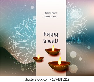 Abstract beautiful Happy Diwali background