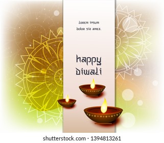 Abstract beautiful Happy Diwali background