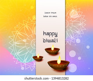 Abstract beautiful Happy Diwali background
