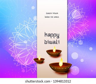 Abstract beautiful Happy Diwali background