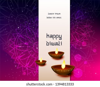 Abstract beautiful Happy Diwali background