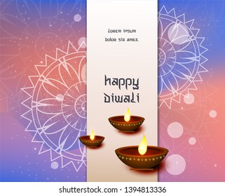 Abstract beautiful Happy Diwali background