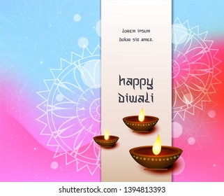 Abstract beautiful Happy Diwali background