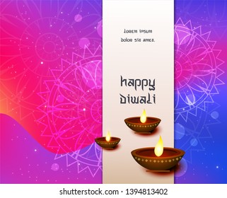 Abstract beautiful Happy Diwali background