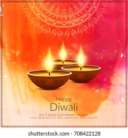 Abstract beautiful Happy Diwali background