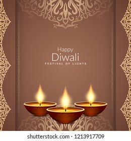 Abstract beautiful Happy Diwali festival background