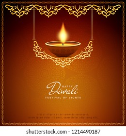 Abstract beautiful Happy Diwali festival background