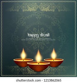 Abstract beautiful Happy Diwali vector background