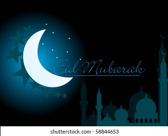abstract beautiful illustration for eid