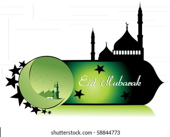 abstract beautiful illustration for eid