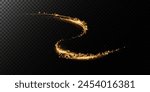 Abstract beautiful light background. Magic sparks on a dark background. Mystical speed stripes, glitter effect. Shine of cosmic rays. Neon lines of speed and fast wind. Glow effect, powerful energy.	