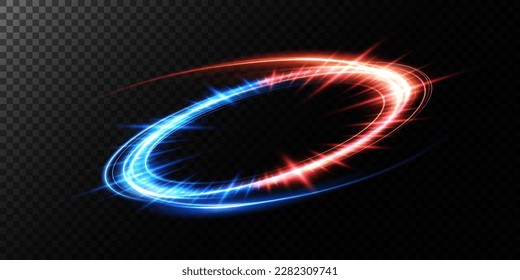 Abstract beautiful light background. Magic sparks on a dark background. Mystical speed stripes, glitter effect. Shine of cosmic rays. Neon lines of speed and fast wind. Glow effect, powerful energy. 