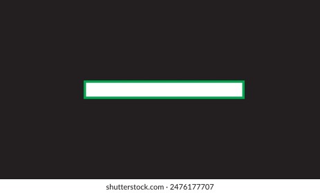 Abstractas hermoso icono de la barra de carga sobre fondo negro.