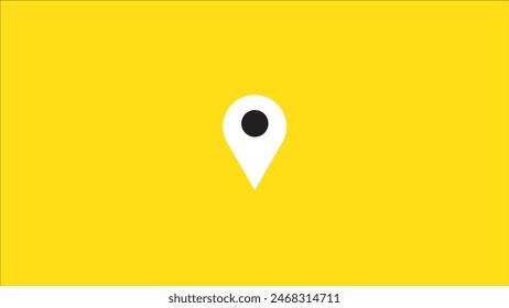 Abstract beautiful location vector icon symbol design.