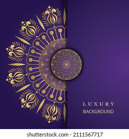 Abstract beautiful luxury mandala background design. Luxury ornamental mandala design. Invitation, wedding card, Diwali, India, Indian, Arabic, Damask, Asian, Turkish