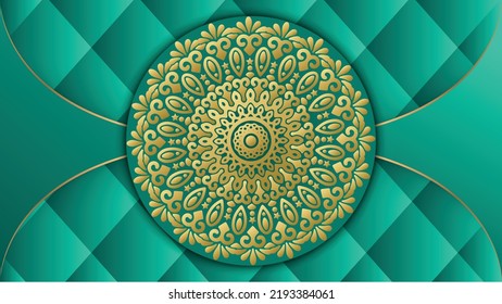 Abstract beautiful luxury mandala background design. Arabic style greeting card design. Design for invitation, wedding card, Diwali, decoration. India, Indian, Arabic, Damask, Asian, Turkish, Dubai,