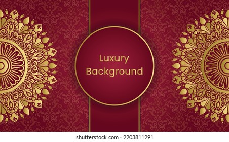 Abstract beautiful luxury mandala background design. Luxury ornamental mandala design. Invitation, Diwali, India, Indian, Arabic, Damask, Asian, Turkish.