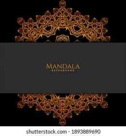 Abstract beautiful mandala decorative pattern shape design background