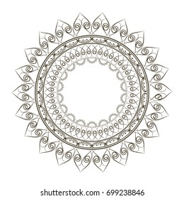 Abstract beautiful mandala design