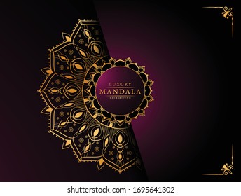 
Descripción del hermoso fondo de diseño mandala para la tarjeta de felicitación,
 invitación y fondo muchas plantillas