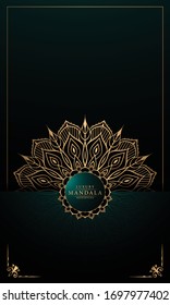 Abstrakter, schöner Mandala-Designhintergrund für Grußkarte,
 Einladung und Hintergrund - viele Vorlage
