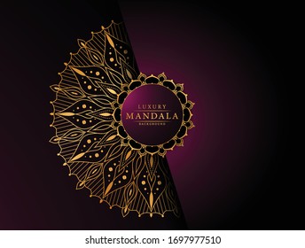 Abstract beautiful mandala design background for greeting card,
 invitation and background many template
