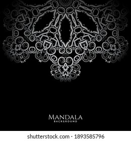 Abstract beautiful mandala modern pattern shape design background