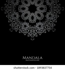 Resumen hermoso mandala fondo moderno de patrón