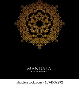 Abstract beautiful mandala ornament modern design background