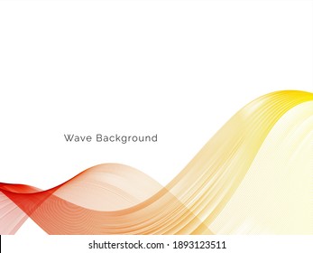 Abstract beautiful modern color wave vectorbackground