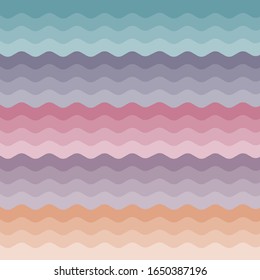 Resumen de hermosa imagen vectorial de textura de fondo de onda de color multi sombreado.