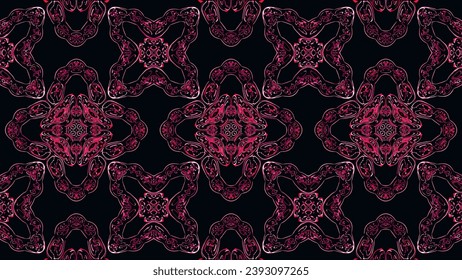 Abstract beautiful multicolor kaleidoscope background. Psychedelic colored geometric shapes. Beautiful multicolor kaleidoscope texture. Unique kaleidoscope design. Vector illustration.