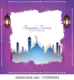 Abstract beautiful Ramadan Kareem background design