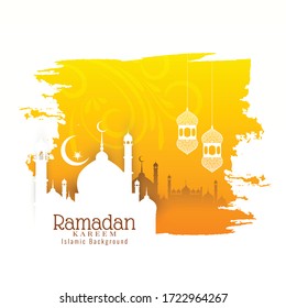 Abstract beautiful Ramadan Kareem background design