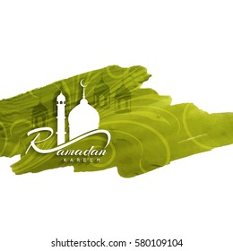 Abstract beautiful Ramadan Kareem background design