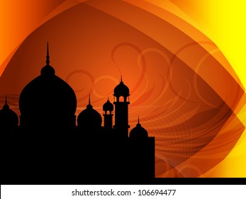 abstract beautiful religious eid background. Vector illustration