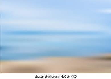 Abstract beautiful sea and sky background. Vector eps10 illustration