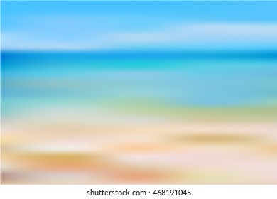 Abstract beautiful sea and sky background. Vector eps10 illustration