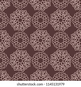 Abstract beautiful seamless pattern. Nice ornament vector graphic illustration