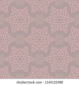 Abstract beautiful seamless pattern. Nice ornament vector graphic illustration