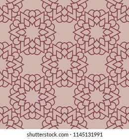 Abstract beautiful seamless pattern. Nice ornament vector graphic illustration