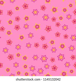 Abstract beautiful seamless pattern. Nice ornament vector graphic illustration